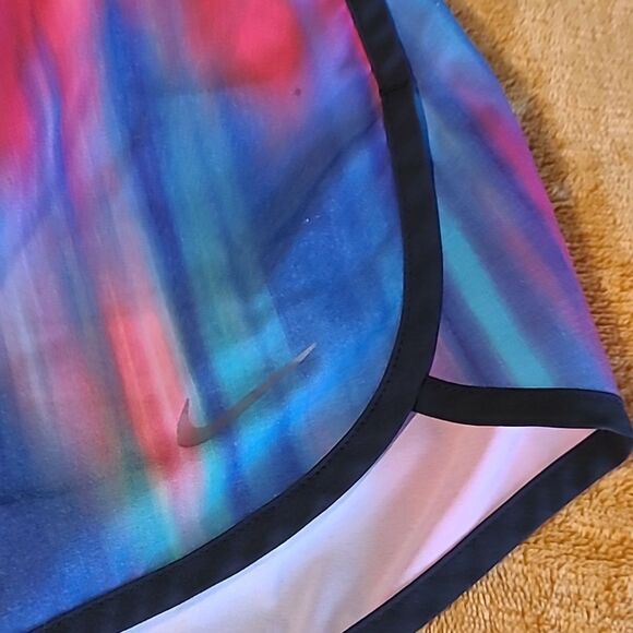 Nike Dri-Fit Running Shorts - Women's XS - Multi coloured/ Rainbow/Watercolor - Picture 2 of 9